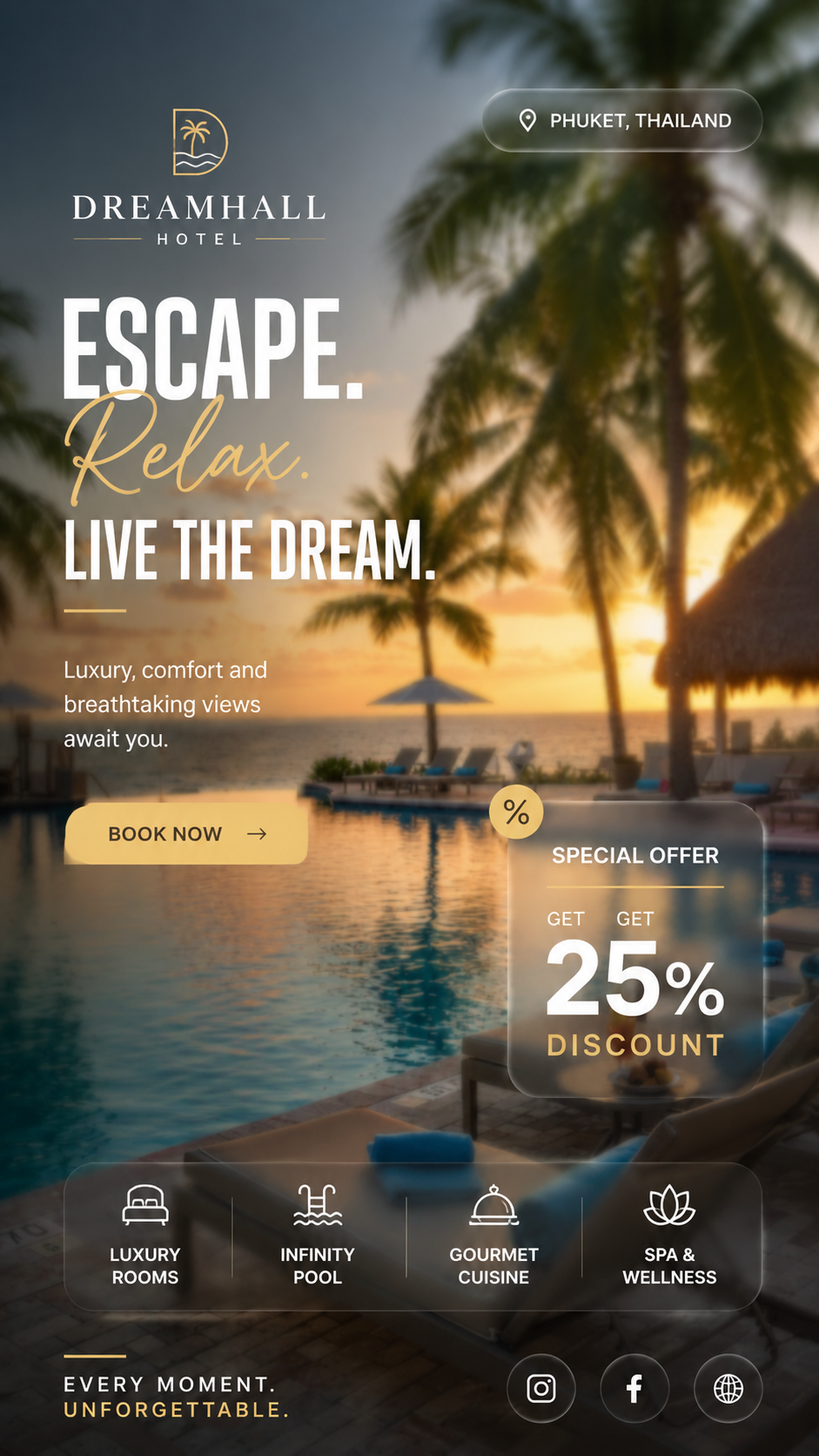 Thailand hotel banner